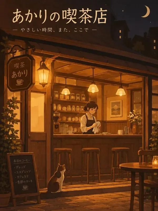 蜜月咖啡馆 - 日漫经典 - 言情动漫 言情动漫 蜜月咖啡馆 官方海报,深夜两点的营业哲学